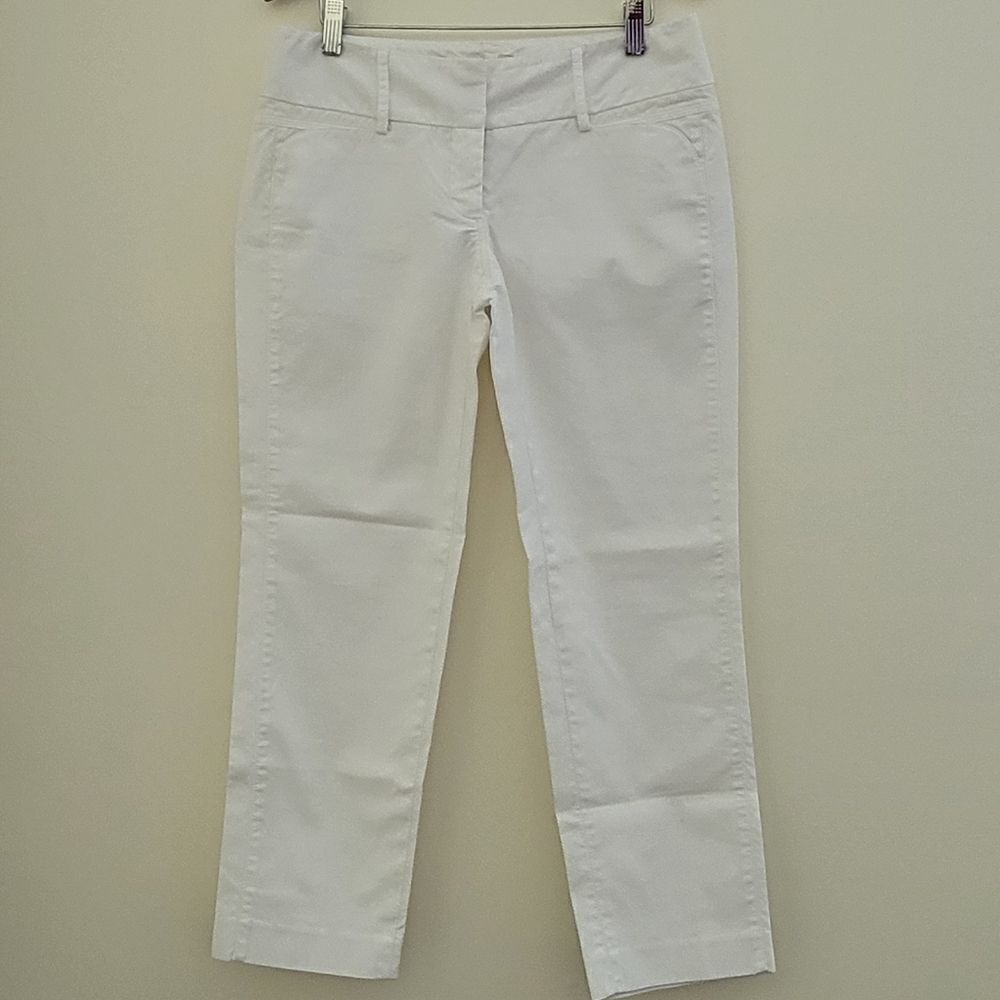 Cynthia Steffe white pique pants sz 6